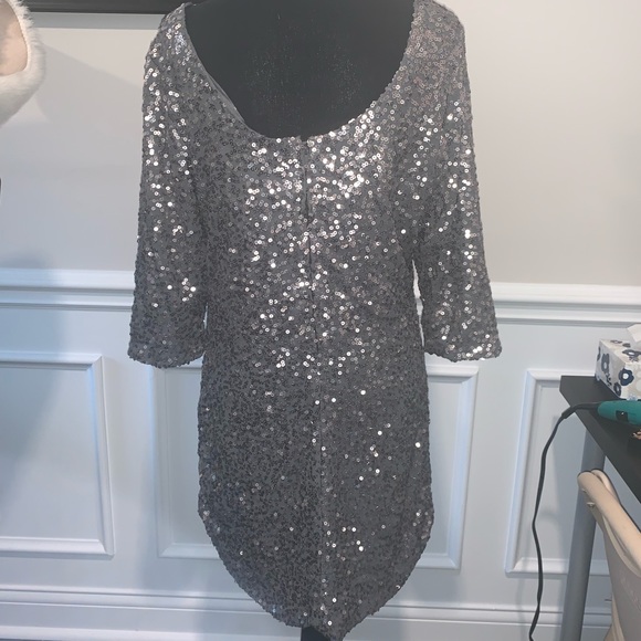 Lauren Conrad sequence dress Sz M - Picture 3 of 4